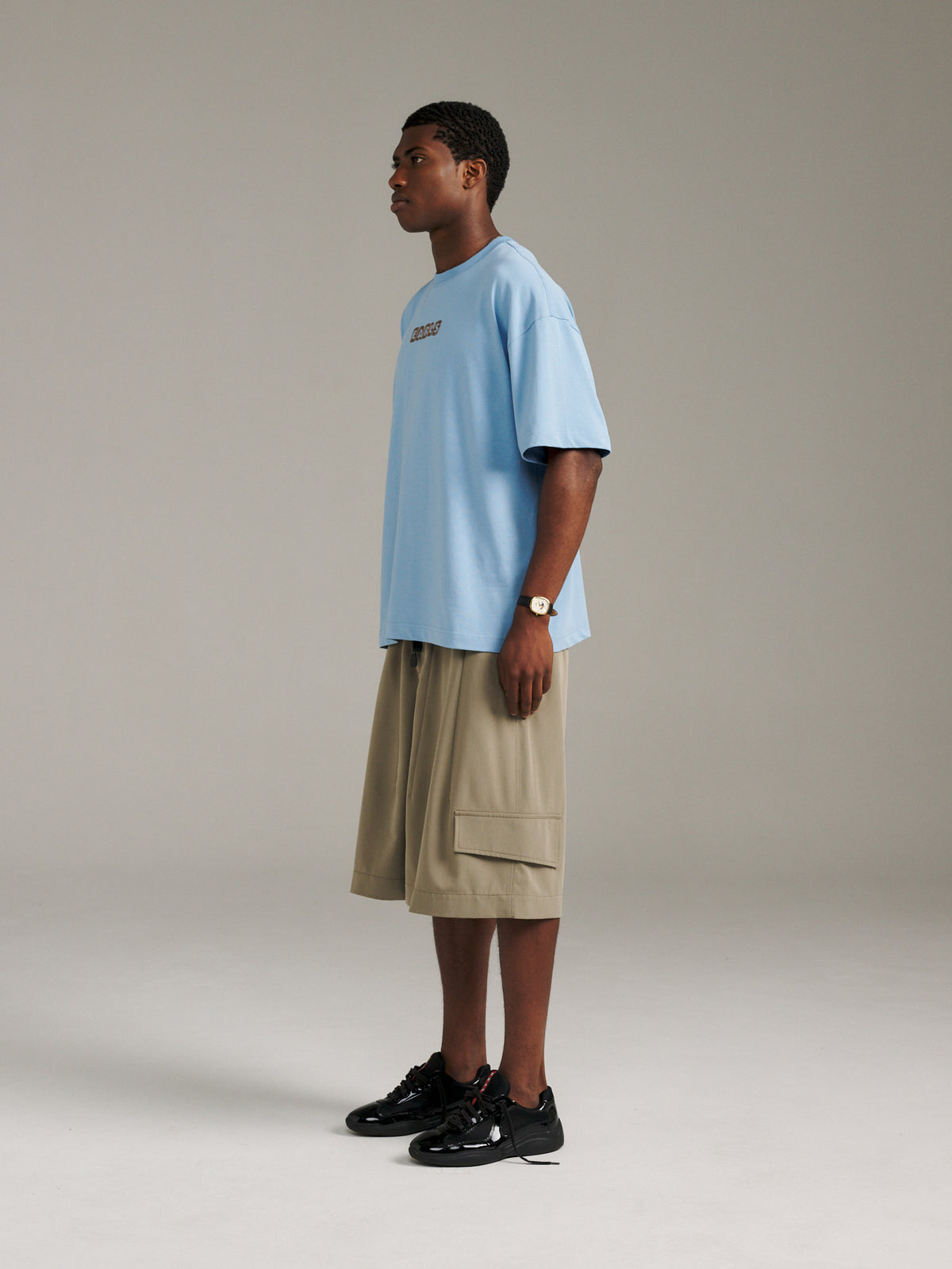 Fine Thread Tee - Pale Blue