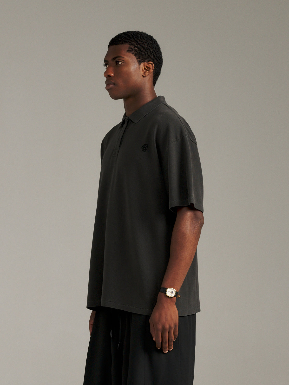 Spring Polo - Washed Black