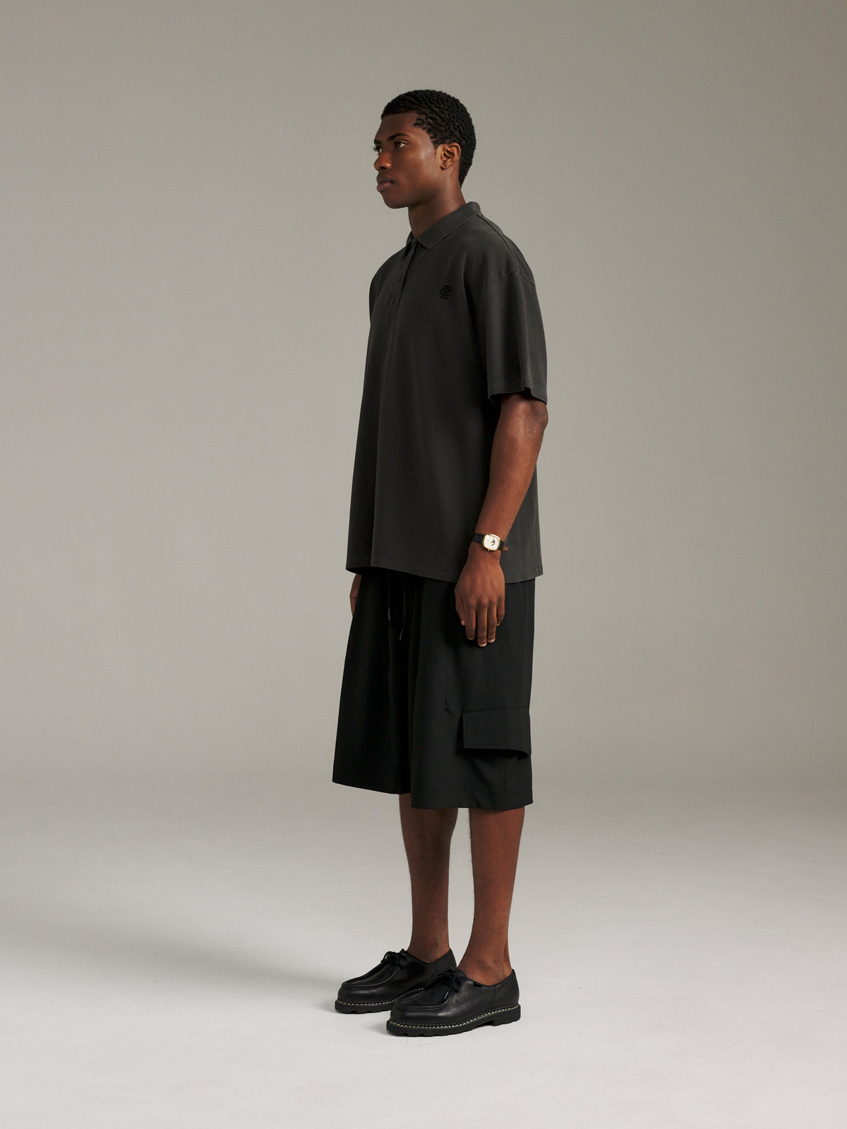 Spring Polo - Washed Black