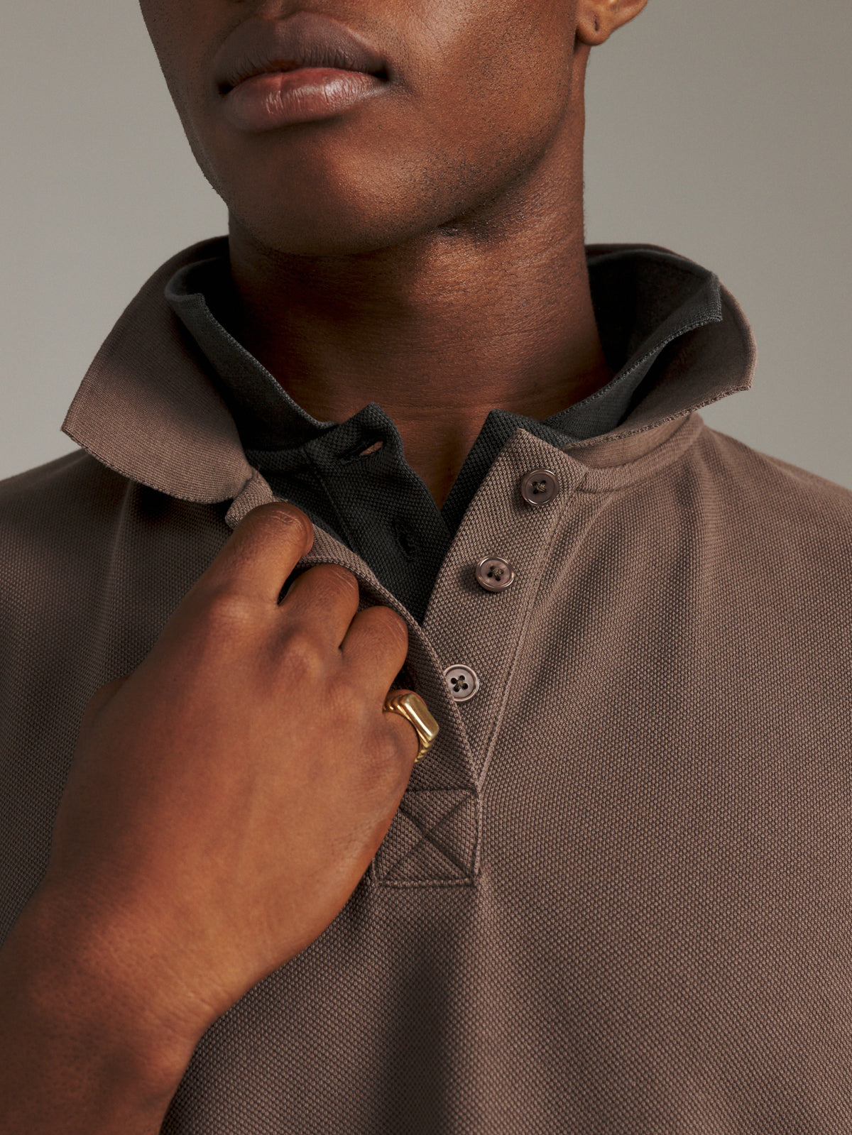 Spring Polo - Washed Black