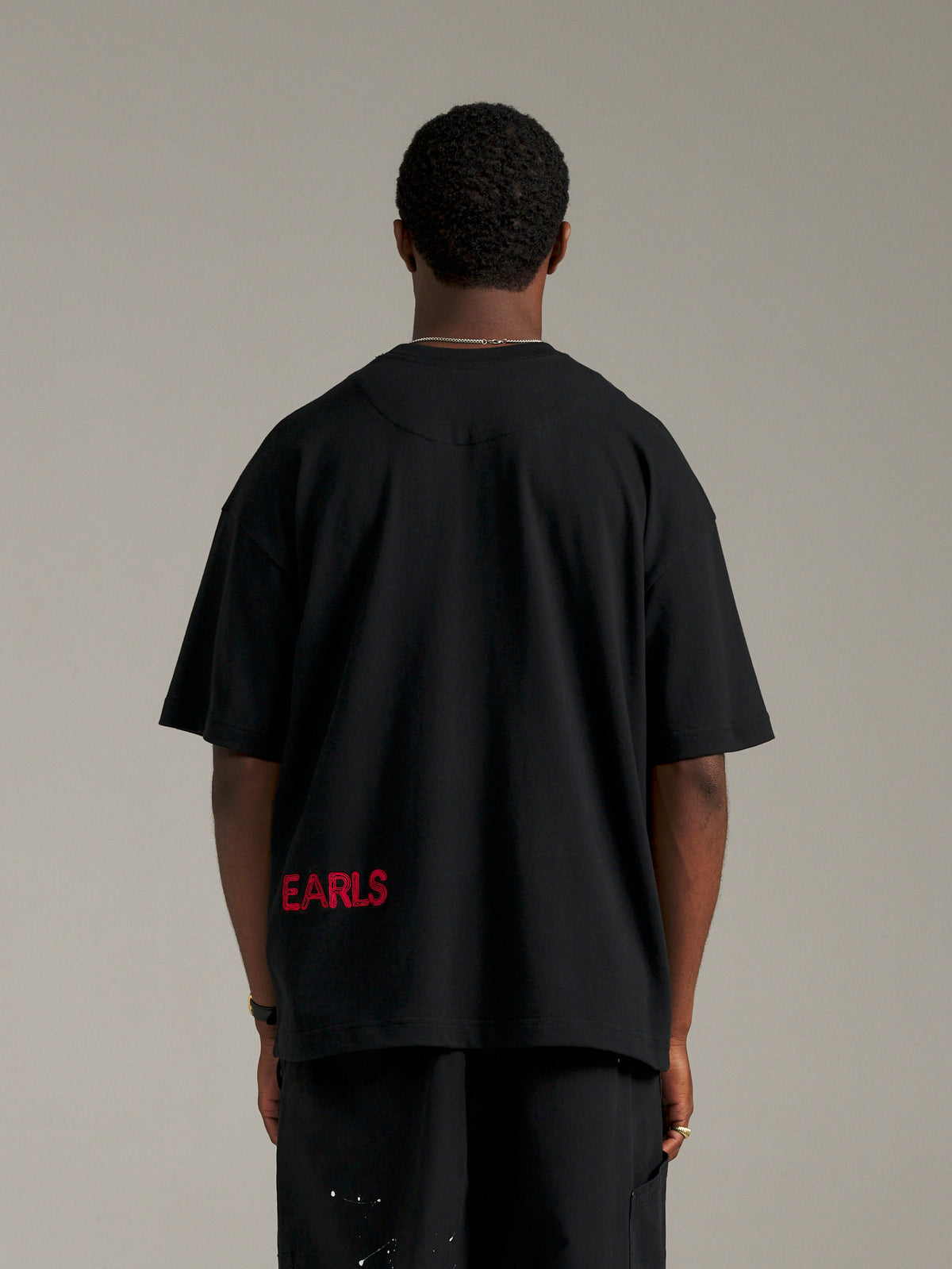 Maze Tee - Black/Red