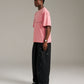 Reverse Logo Tee - Pink Overdye