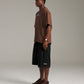Fine Thread Tee - Brown