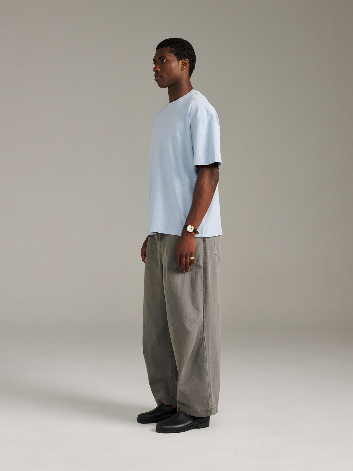 Slub Jersey Tee - Sky