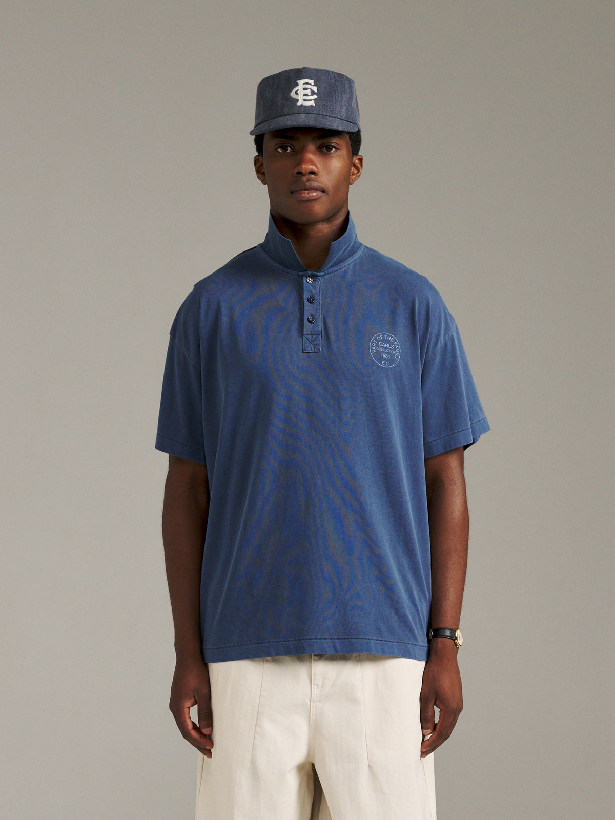 Stamp Cap - Denim Blue
