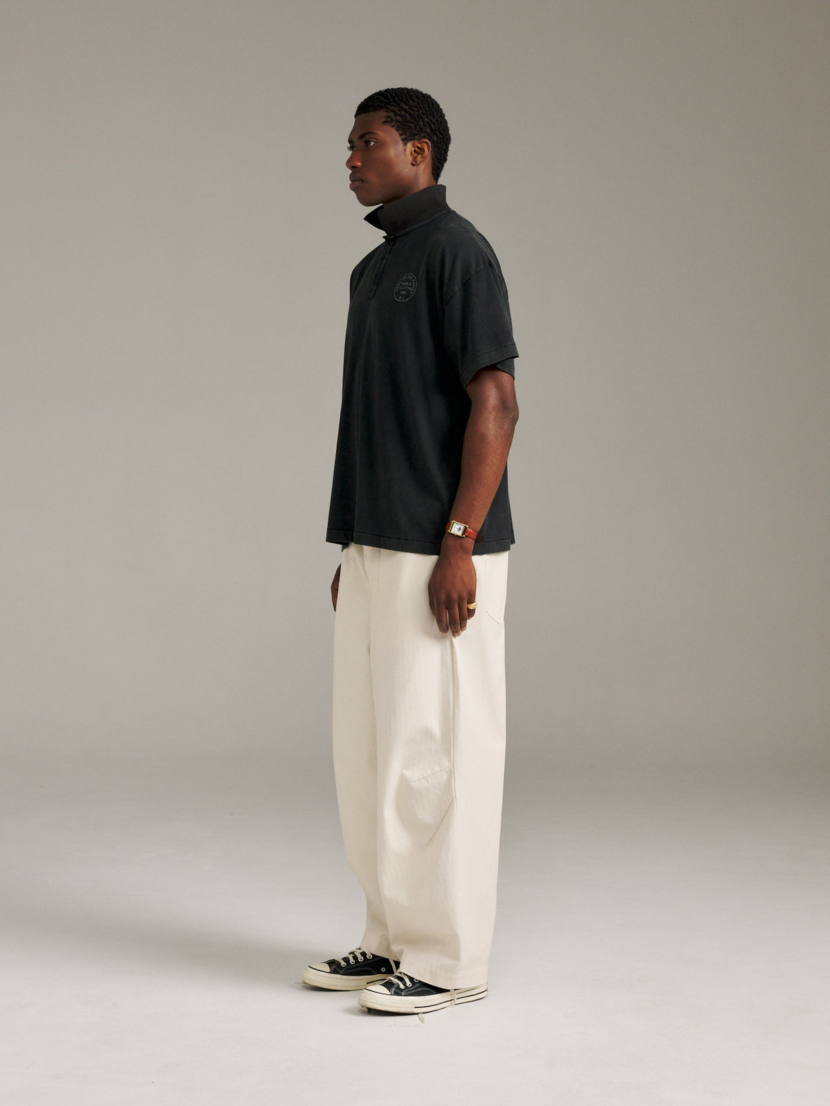 Jersey Polo - Black