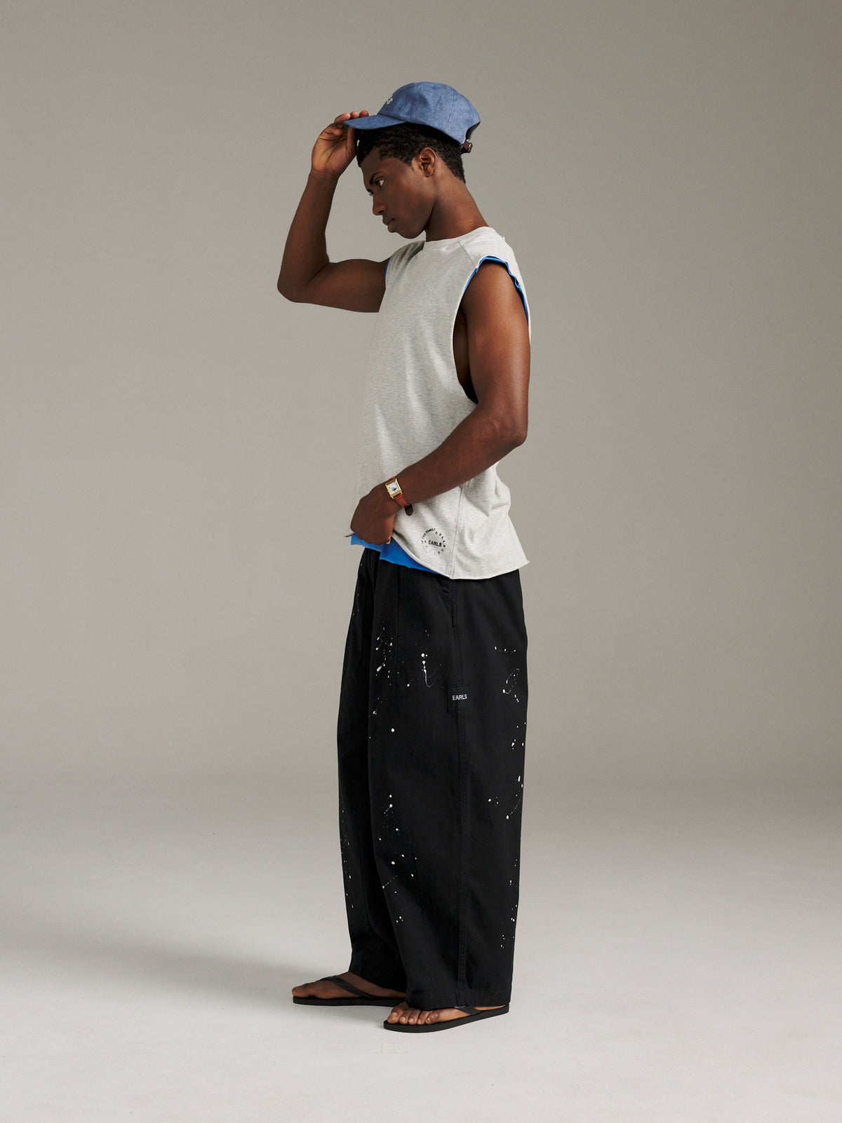 Twin Tank - Grey/Blue