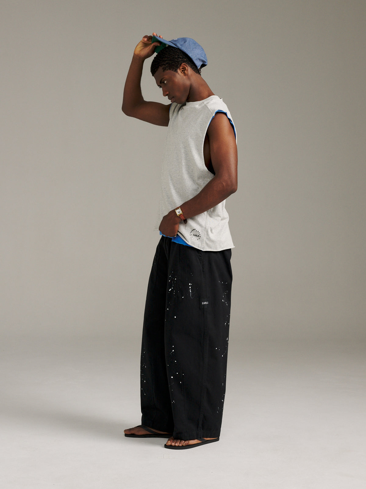 Twin Tank - Grey/Blue