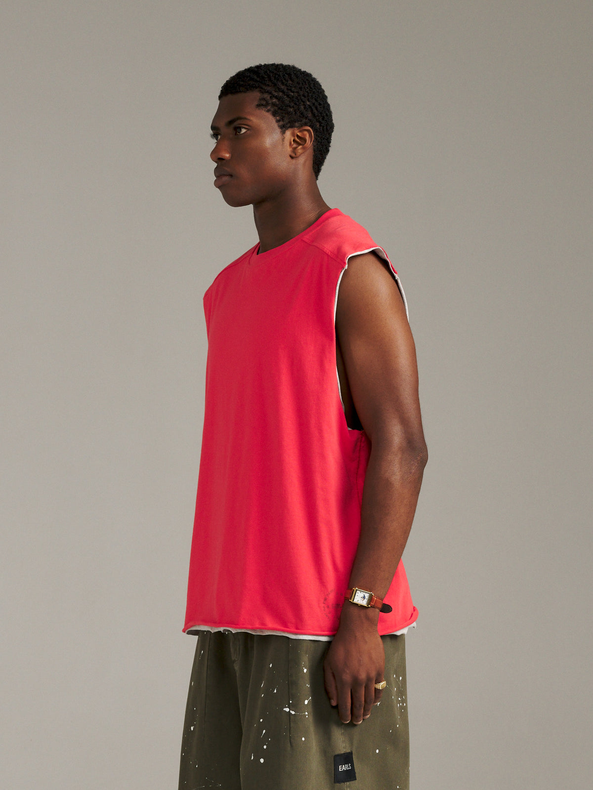 Twin Tank - Red/Grey