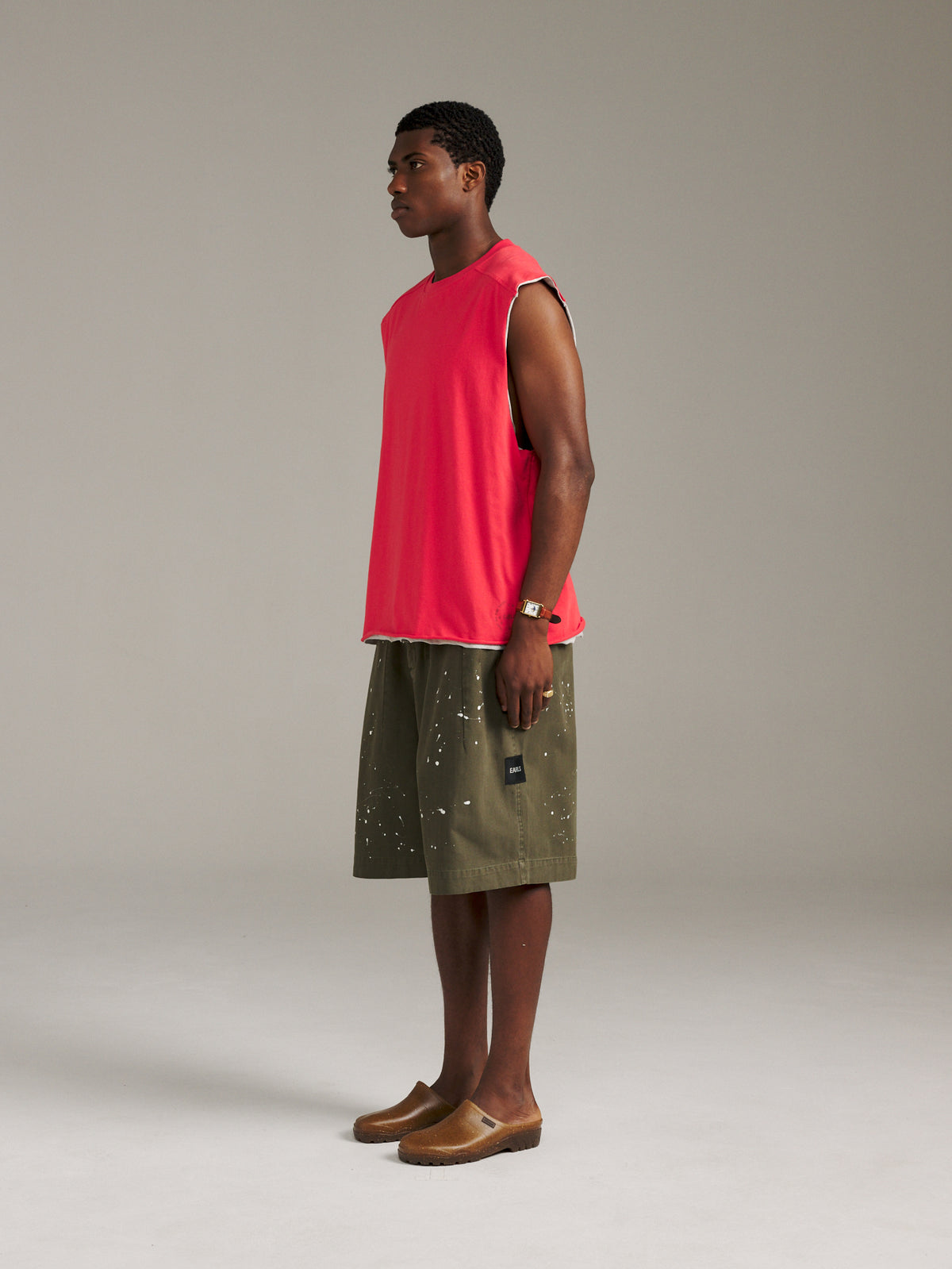Twin Tank - Red/Grey