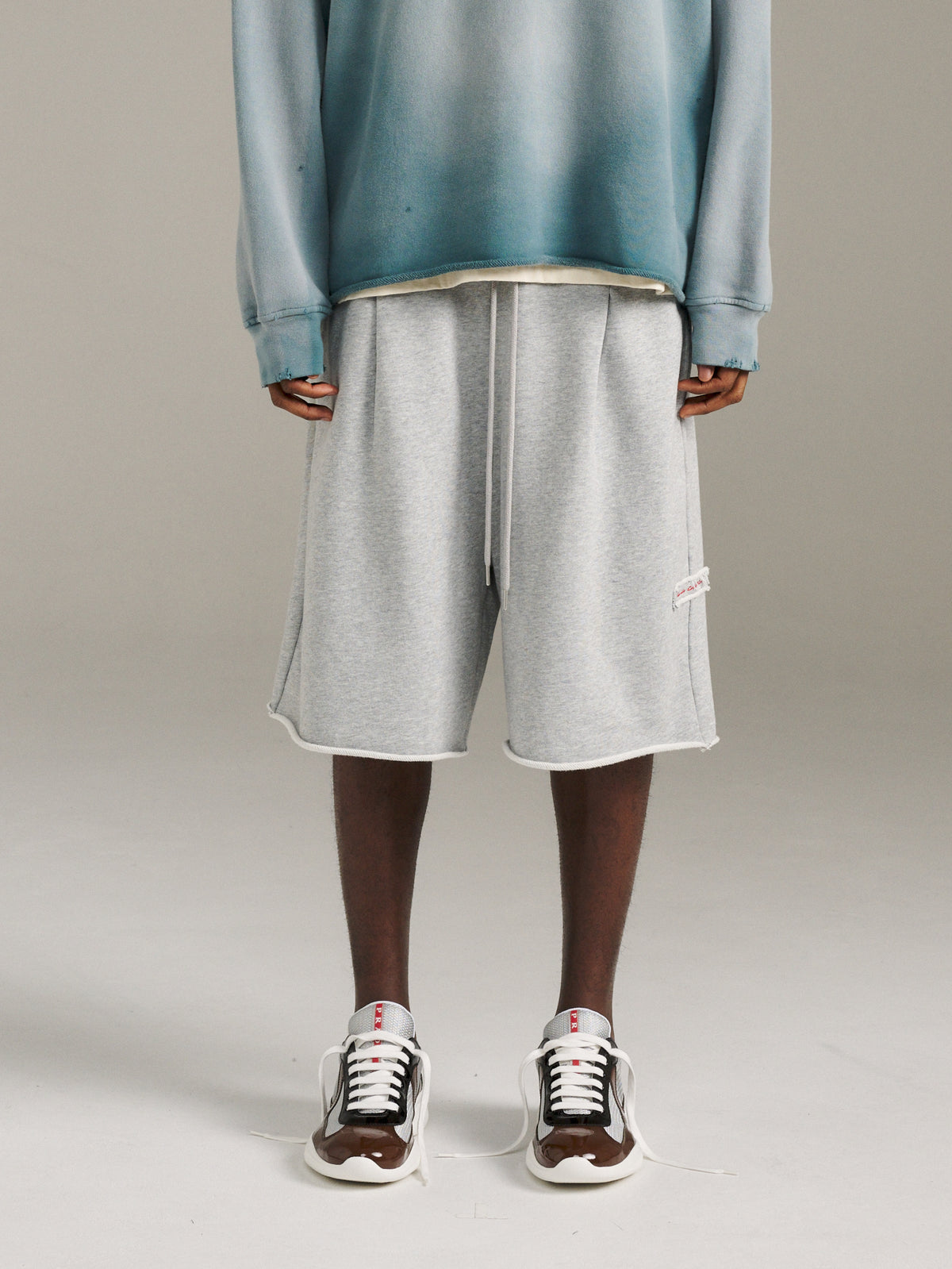 Court Short - Grey Marle