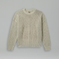 Linen Knit Crew - Green