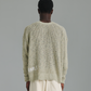 Linen Knit Crew - Green