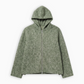 Moss Zip Hood - Green