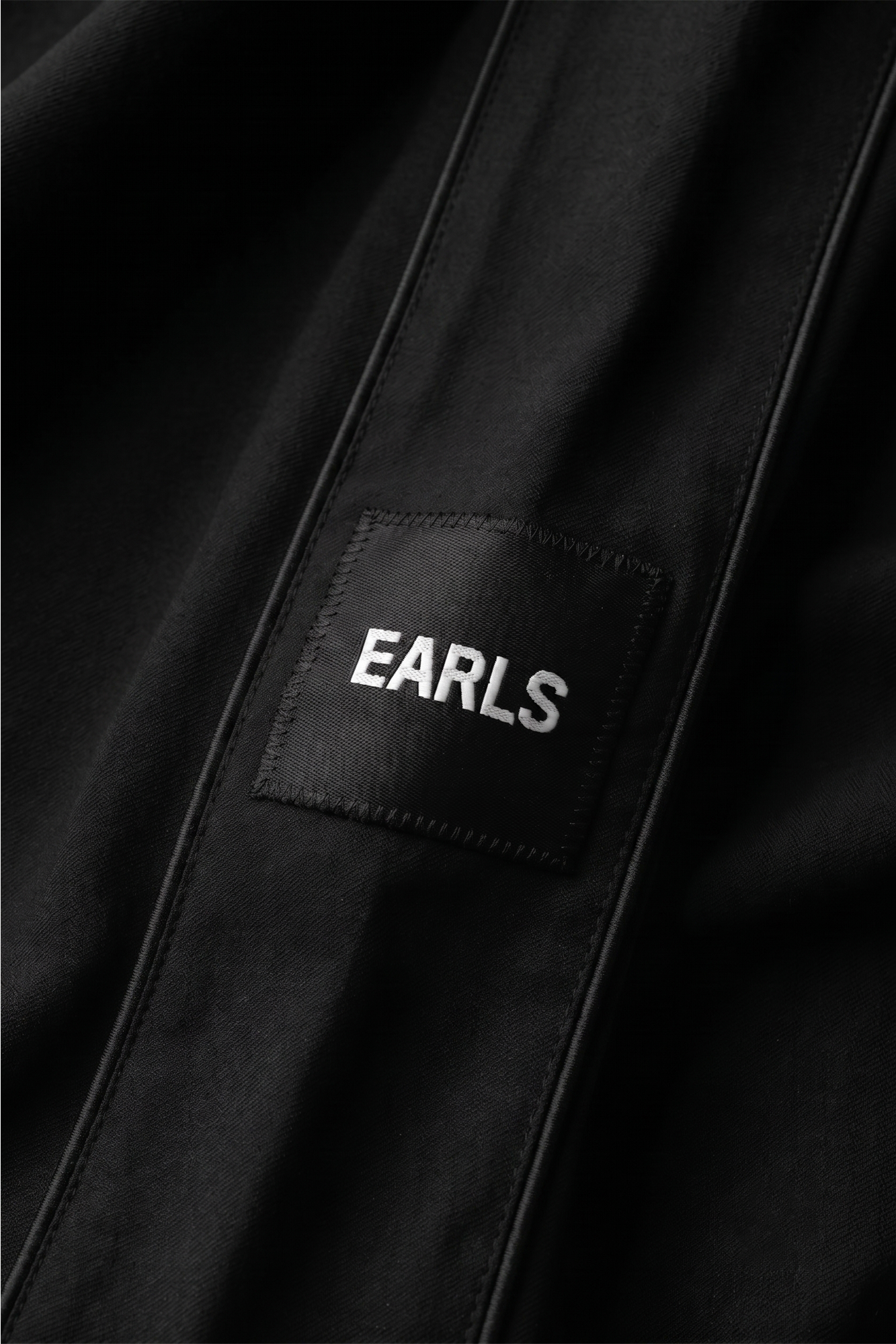 Piped Relax Pant - Black