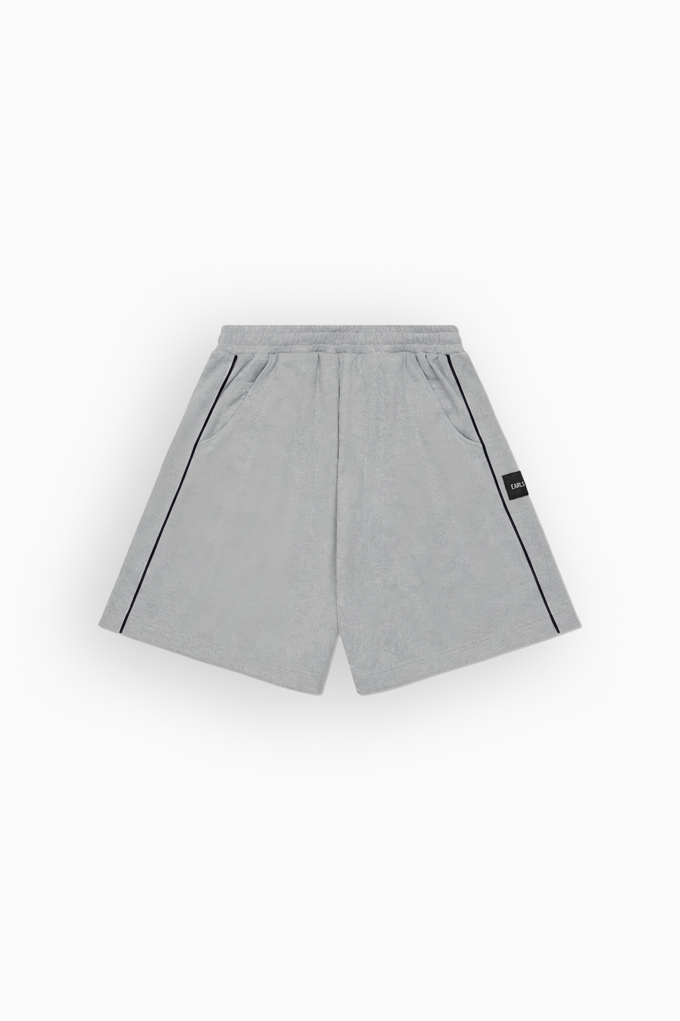 Piped Relax Short - Dark Grey Marle