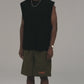Boxy Rib Tank - Black