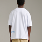 Maze Tee - White/Blue
