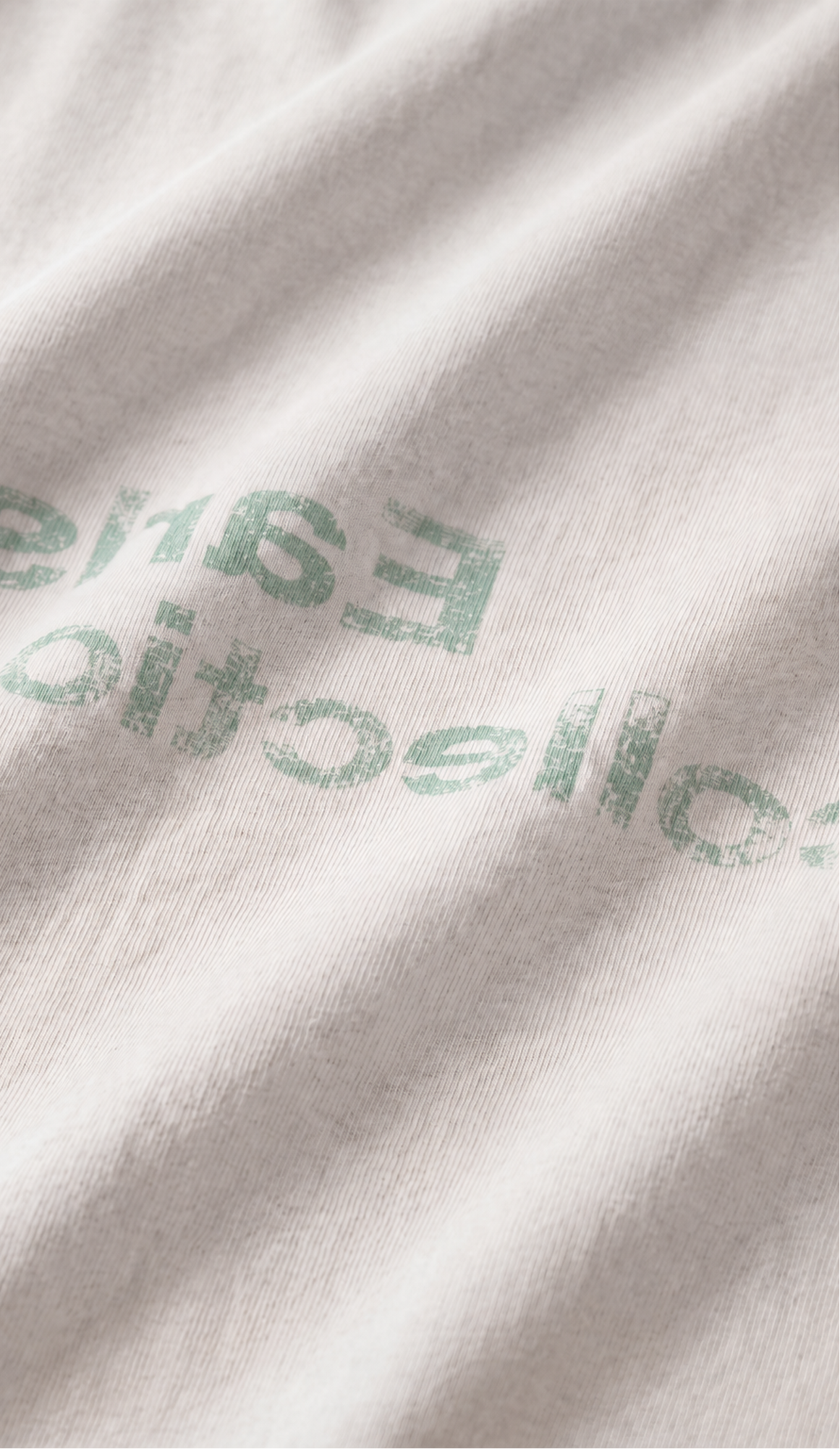 Reverse Logo Tee - Grey Marle