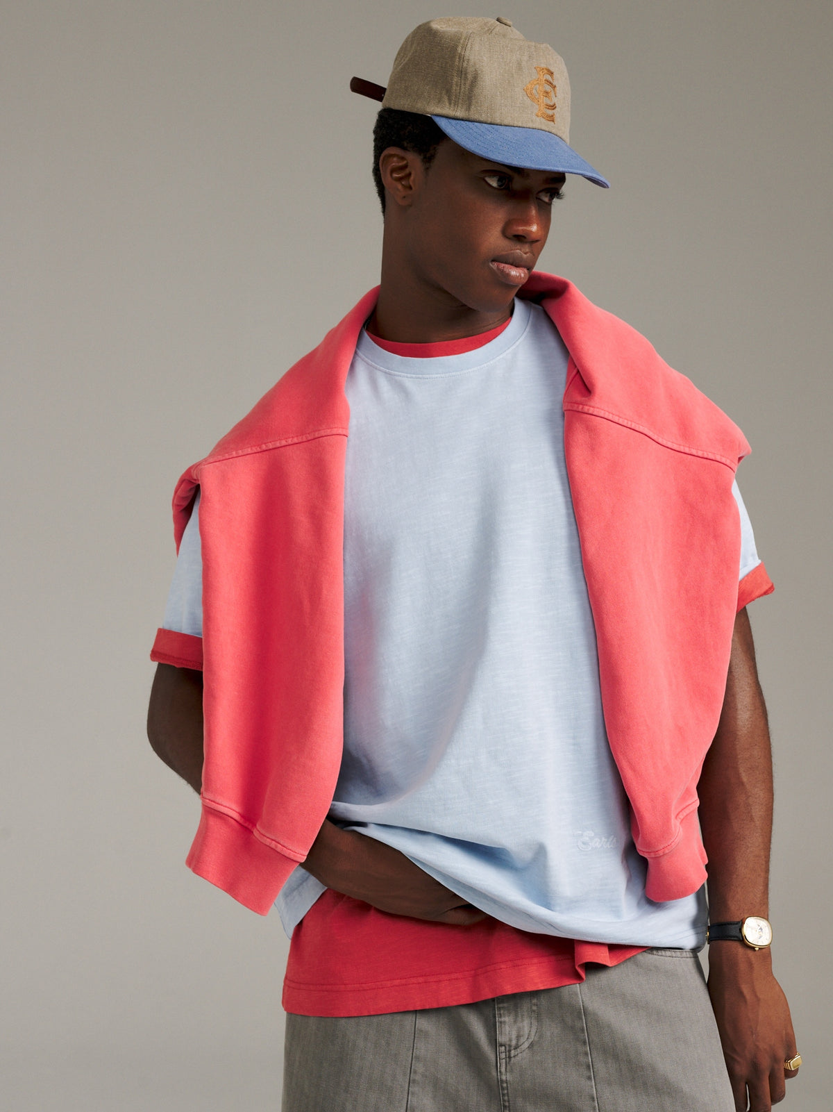 Slub Jersey Tee - Sky