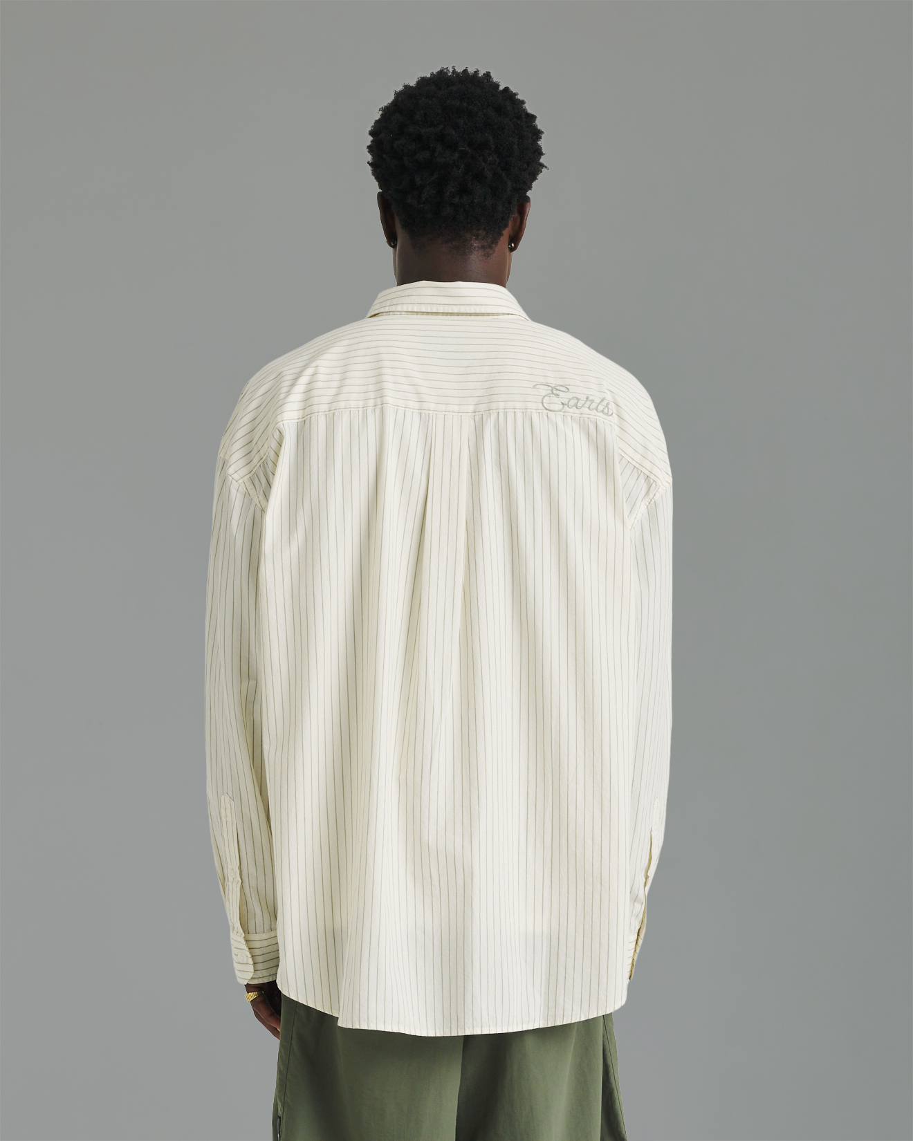 Thread Shirt - Olive Stripe