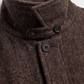 Tweed Overcoat - Deep Brown