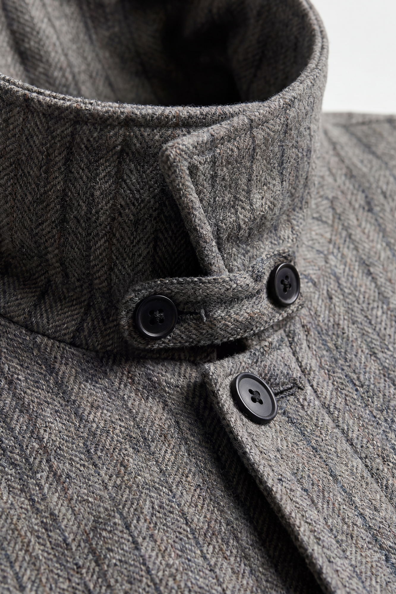 Tweed Overcoat - Grey