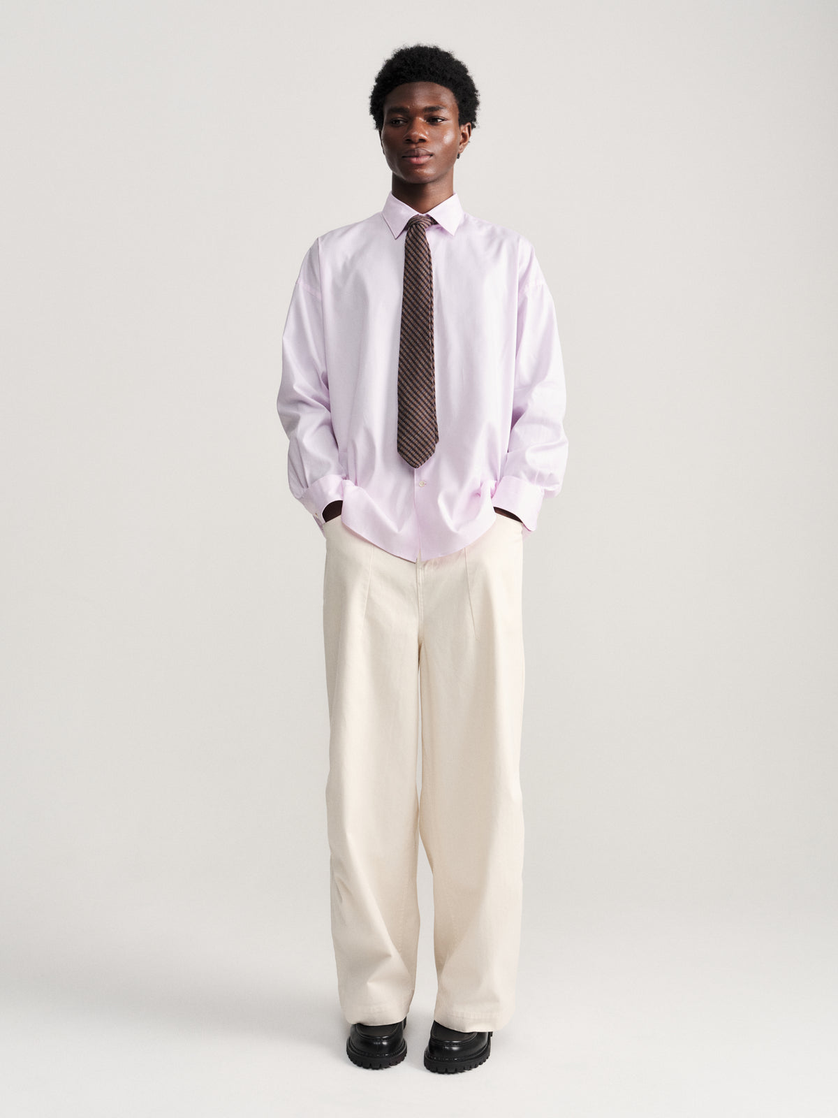 Pinpoint Oxford Shirt - Pale Pink
